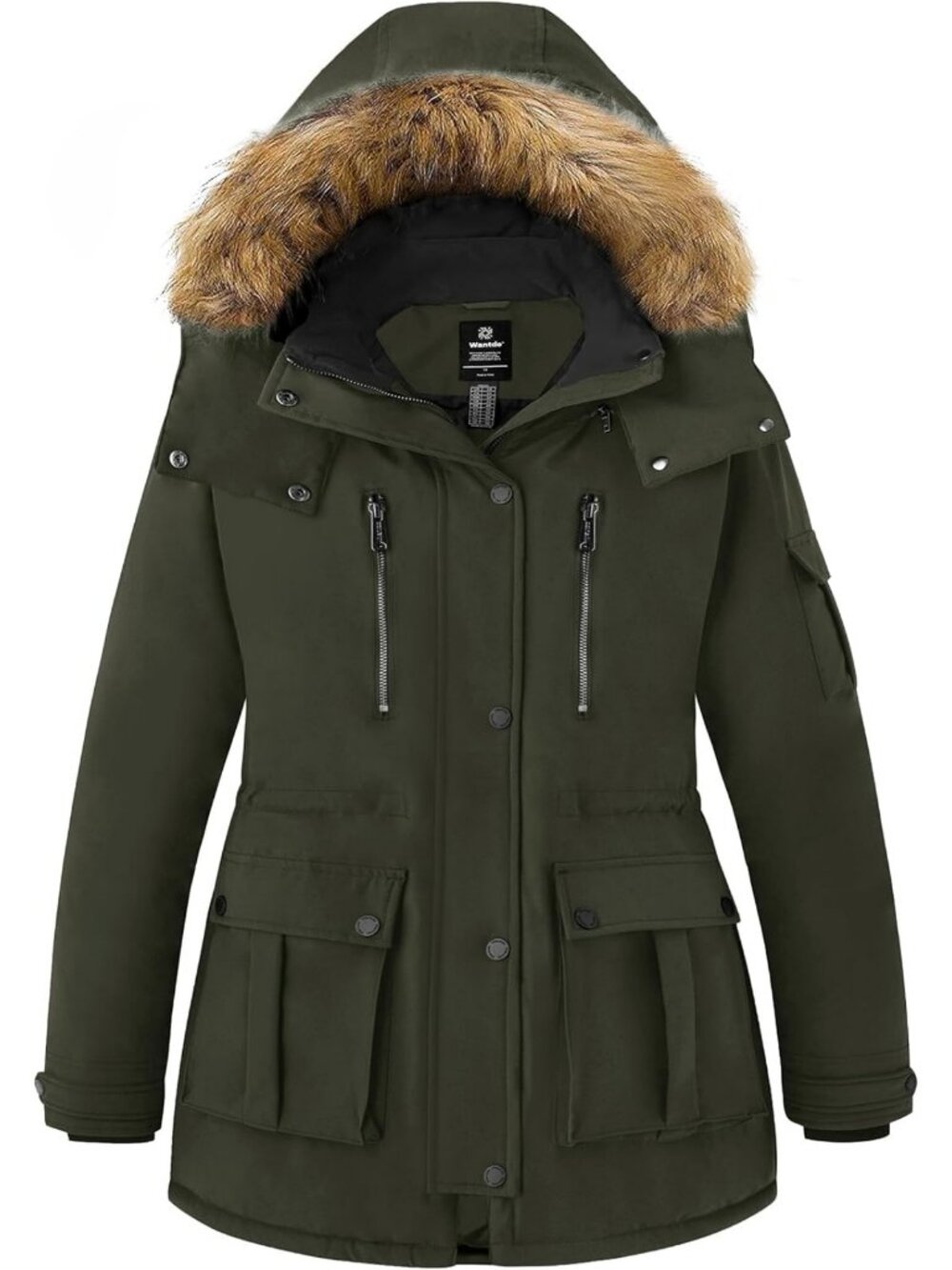 Plus Size Warm Winter Parka Jacket for Women with Hood - Cozy & Stylish